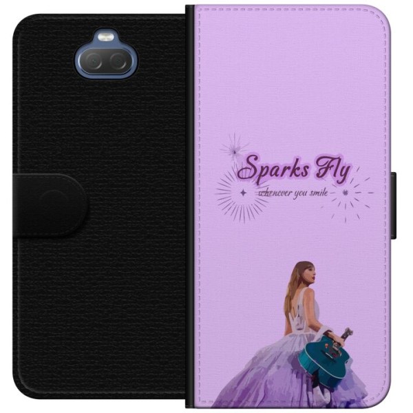 Sony Xperia 10 Plus Lompakkokotelo Taylor Swift - Sparks Fly