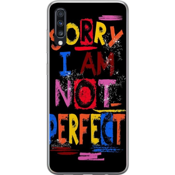 Samsung Galaxy A70 Gennemsigtig cover Sorry