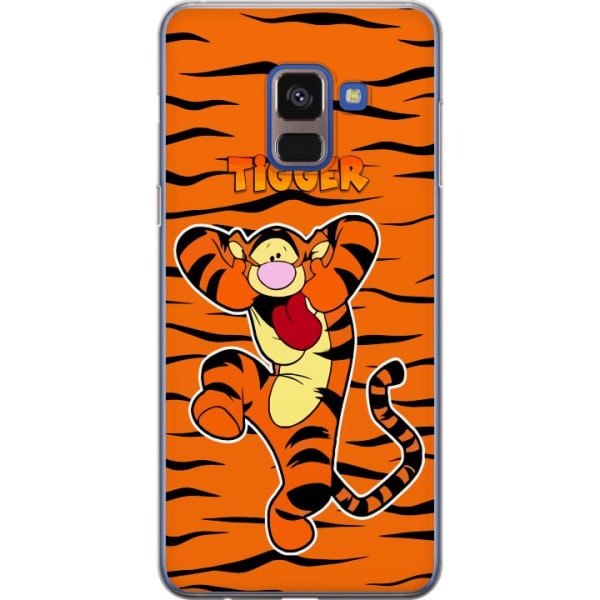 Samsung Galaxy A8 (2018) Läpinäkyvä kuori Tiger