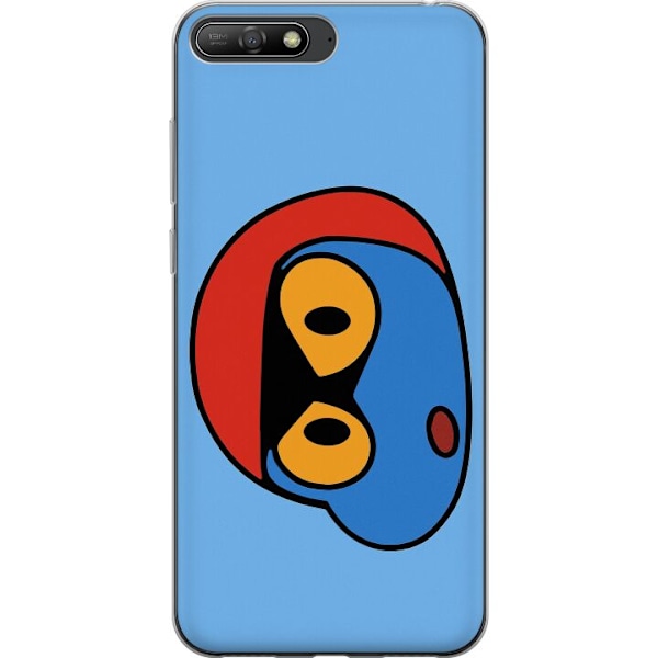 Huawei Y6 (2018) Gennemsigtig cover Bold Bot Head