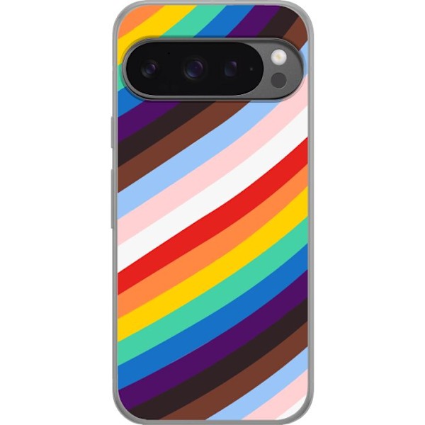 Google Pixel 9 Pro XL Gjennomsiktig deksel Pride