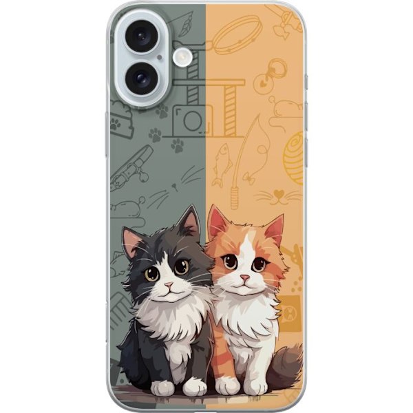 Apple iPhone 16 Plus Gennemsigtig cover Katte