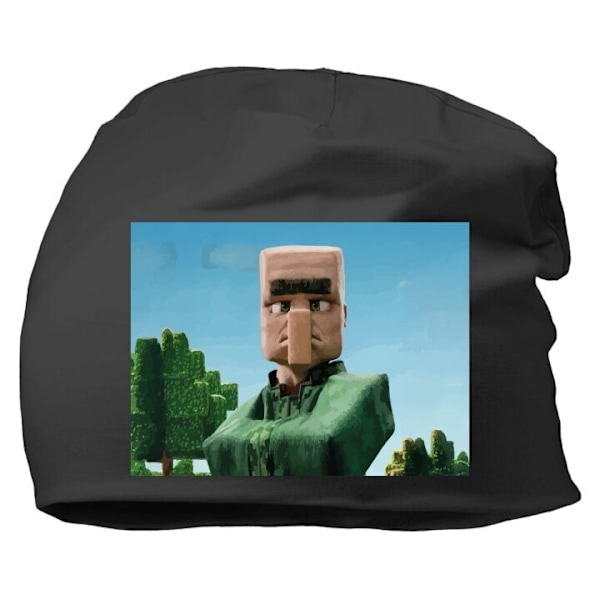 Lue for Voksen | Varm Beanie i Mykt Materiale A Minecraft Movie Svart one size