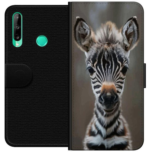 Huawei P40 lite E Tegnebogsetui Giraf Dyretema Afrika Natur Grafisk Motiv Savanne Vilde Dyr Populær Vægkunst Eksotisk Tema