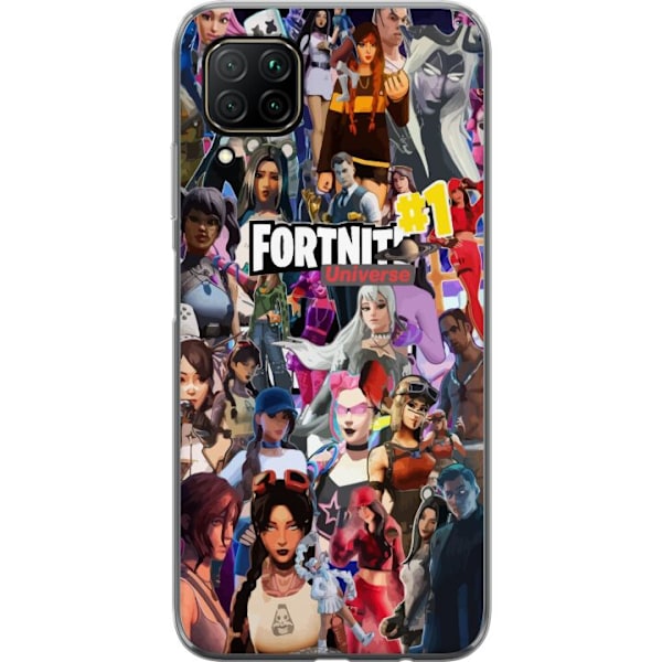 Huawei P40 lite Genomskinligt Skal Fortnite