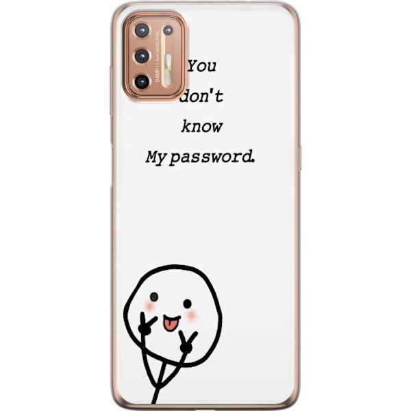 Motorola Moto G9 Plus Genomskinligt Skal You Don’t Know My P