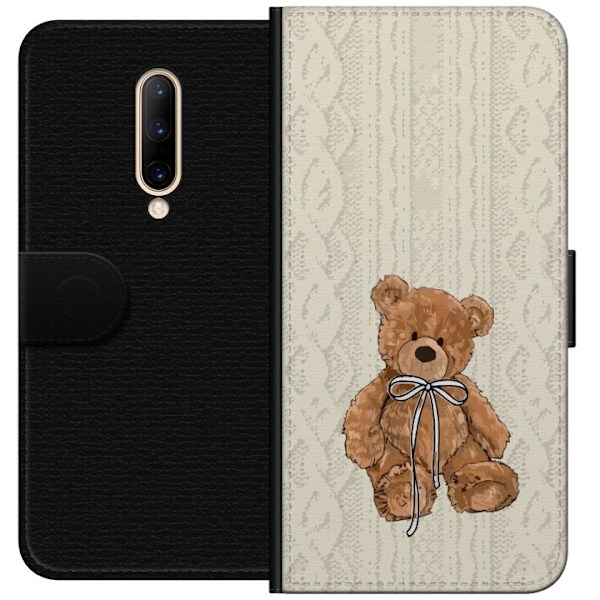 OnePlus 7 Pro Lommeboketui Liten Bamse – klassisk bamse i enkel design