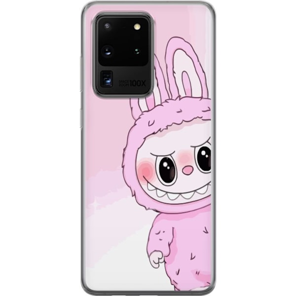 Samsung Galaxy S20 Ultra Genomskinligt Skal Labubu Bunny Series