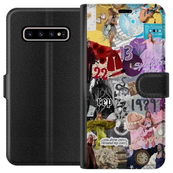 Kompatibelt Lommeboketui til Samsung Galaxy S10+ Taylor Swift