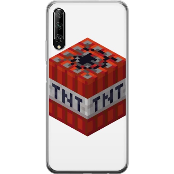 Huawei P smart Pro 2019 Genomskinligt Skal Minecraft TNT