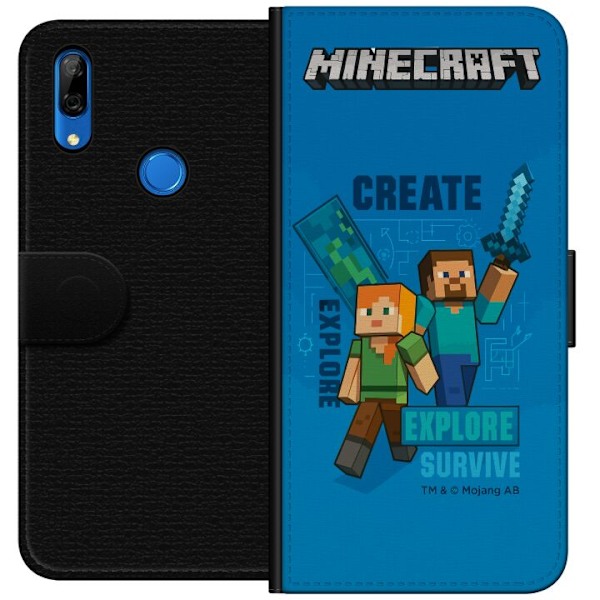 Huawei P Smart Z Tegnebogsetui Minecraft Huler