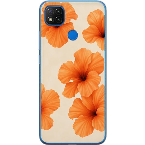 Xiaomi Redmi 9C Läpinäkyvä kuori Papaya Punch