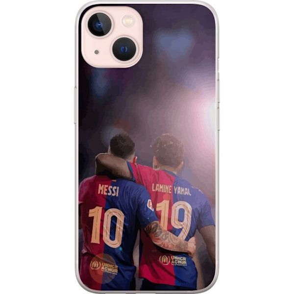 Apple iPhone 13 Gennemsigtig cover Lamine Yamal VS Messi