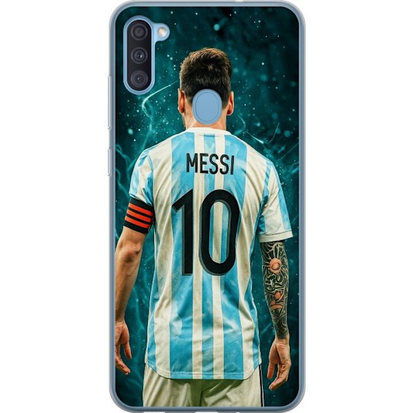 Samsung Galaxy A11 Gjennomsiktig deksel Messi