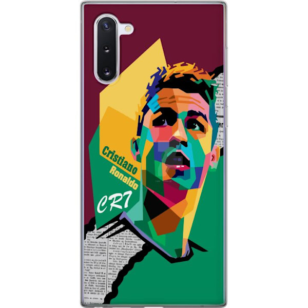 Samsung Galaxy Note10 Läpinäkyvä kuori Ronaldo