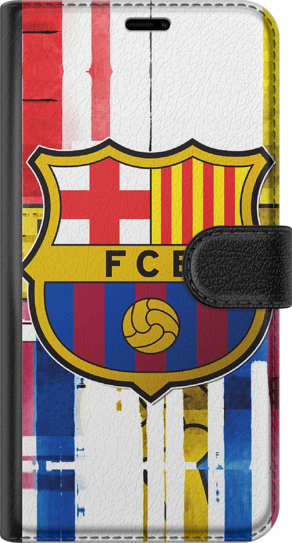 Kompatibel Tegnebogsetui til Apple iPhone SE (2020) FC Barcelona