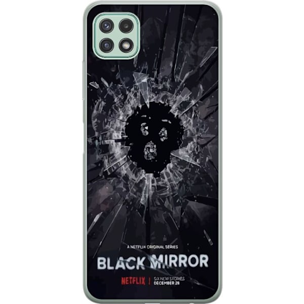 Samsung Galaxy A22 5G Genomskinligt Skal Black Mirror Sci-Fi N