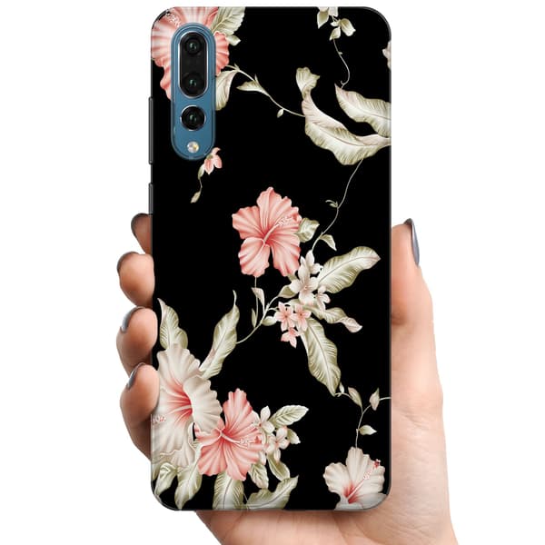 Kompatibelt Mobildeksel til Huawei P20 Pro Blomster