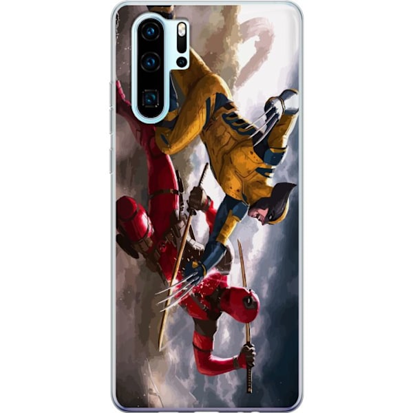 Huawei P30 Pro Gennemsigtig cover Wolverine Deadpool