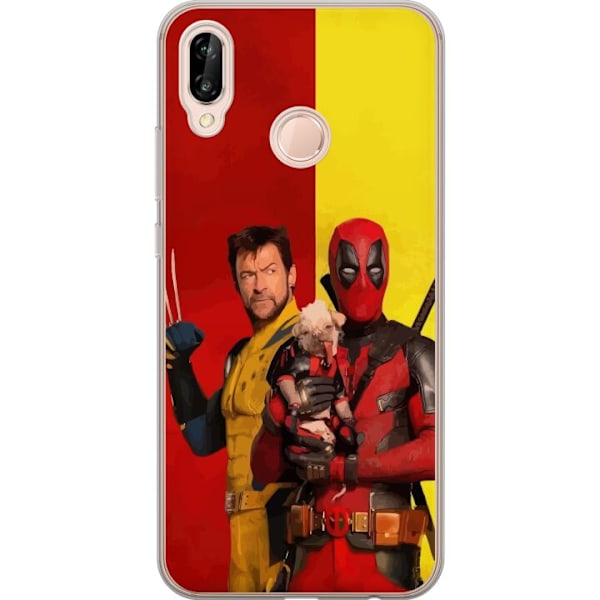 Huawei P20 lite Gennemsigtig cover Deadpool & Wolverine