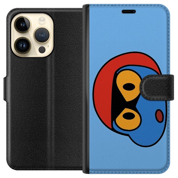 Apple iPhone 15 Pro Tegnebogsetui Bold Bot Head
