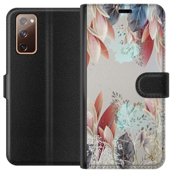 Kompatibel Tegnebogsetui til Samsung Galaxy S20 FE Blomster