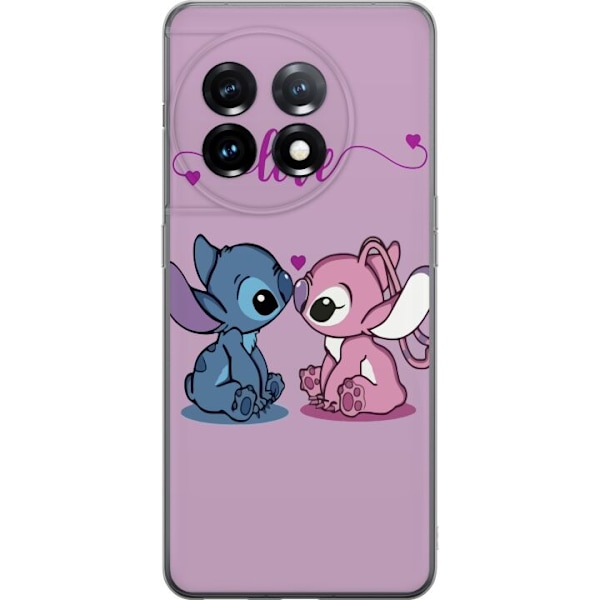 OnePlus 11R Genomskinligt Skal Lilo & Stitch – Angel Edition