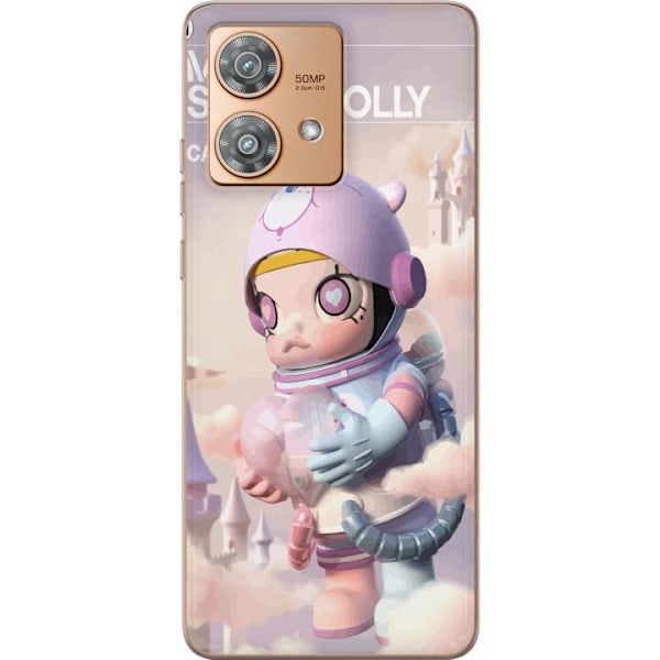 Motorola Edge 40 Neo Gennemsigtig cover Mega Space Molly Care