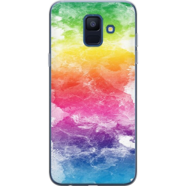 Samsung Galaxy A6 (2018) Cover / Mobilcover - Vandfarvet Fade