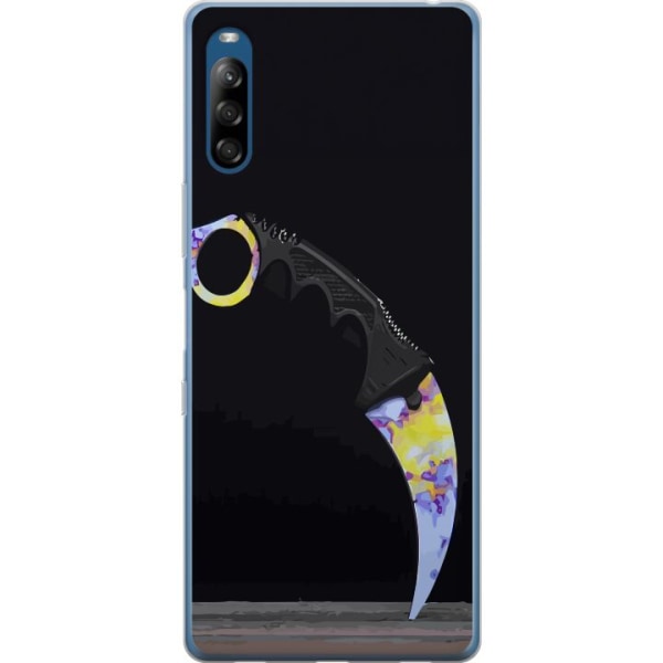 Sony Xperia L4 Gennemsigtig cover Karambit / Butterfly / M9 Ba