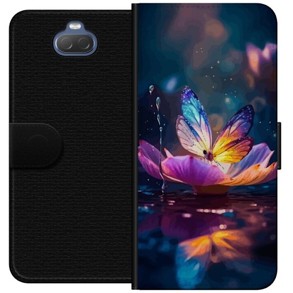 Sony Xperia 10 Plus Lommeboketui Butterfly