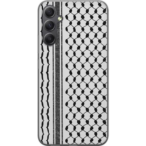Samsung Galaxy A24 4G Gennemsigtig cover Palæstinensisk møns