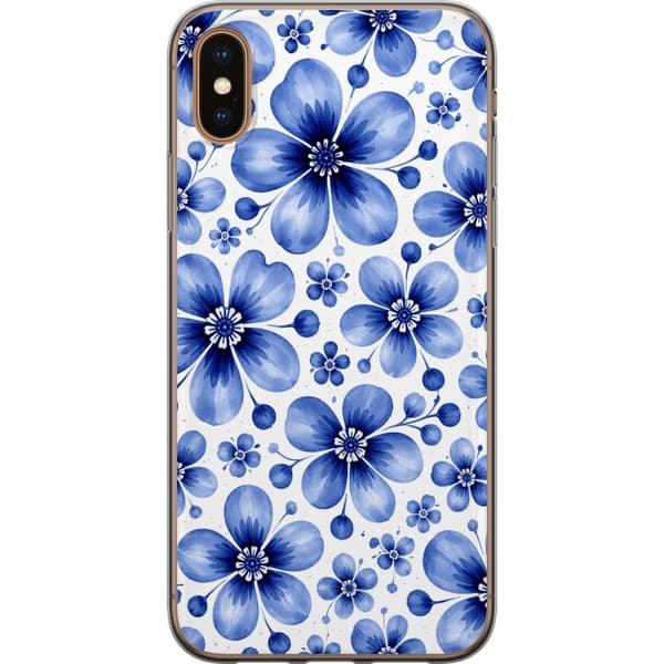 Kompatibelt Mobilskal till Apple iPhone XS Blå vänskap