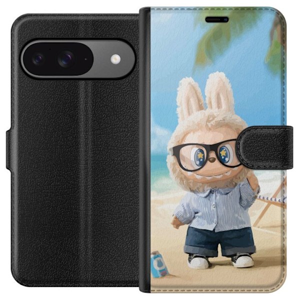 Google Pixel 9 Plånboksfodral Labubu Dark Dreams – Mörk my