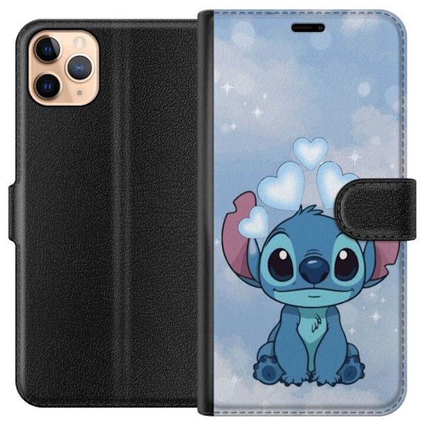 Apple iPhone 11 Pro Max Lompakkokotelo Stitch Hyppäävä Ilo