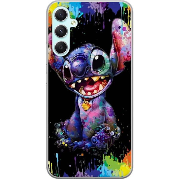 Samsung Galaxy A34 Läpinäkyvä kuori Lilo ja Stitch