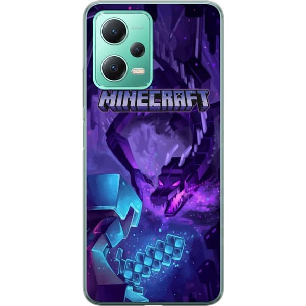 Kompatibelt Mobildeksel til Xiaomi Redmi Note 12 Minecraft
