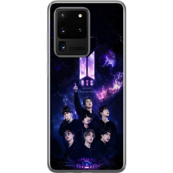 Kompatibelt Mobildeksel til Samsung Galaxy S20 Ultra BTS lila