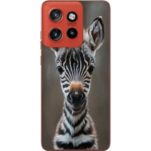 Motorola Edge 50 Neo Genomskinligt Skal Giraff Djurmotiv Afrika Natur Grafiskt Motiv Savann Vilda Djur Populär Väggkonst Exotiskt Tema