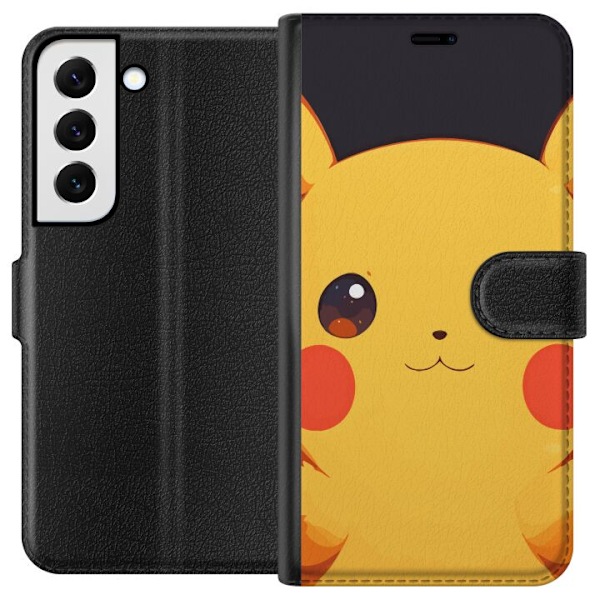 Samsung Galaxy S22+ 5G Lompakkokotelo Pikachu