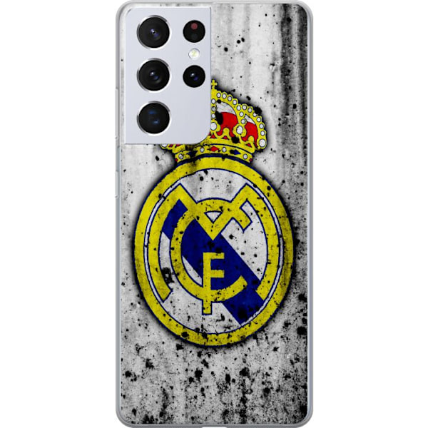 Samsung Galaxy S21 Ultra 5G Genomskinligt Skal Real Madrid CF