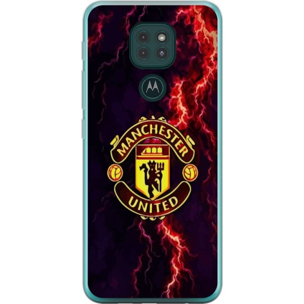 Motorola Moto G9 Play Gennemsigtig cover Manchester United