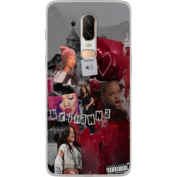 OnePlus 6 Genomskinligt Skal Rihanna – Iconic Fashion Moment