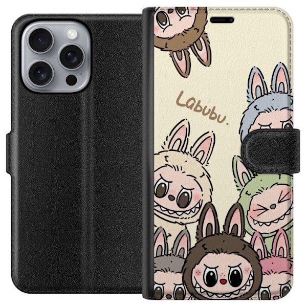 Apple iPhone 16 Pro Max Tegnebogsetui Labubu Pastel Collection