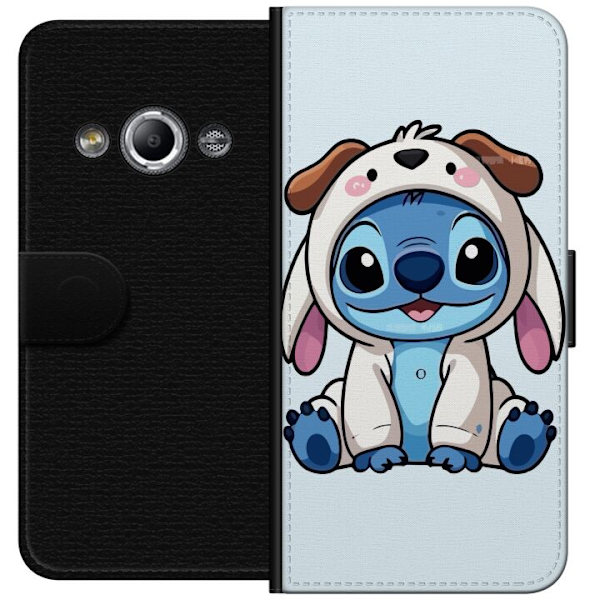 Samsung Galaxy Xcover 3 Tegnebogsetui Stitch Hundekostume Lilo & Stitch Disney Sjovt Design Blå Udlænding Tegneseriekarakter Populær Børne Disney