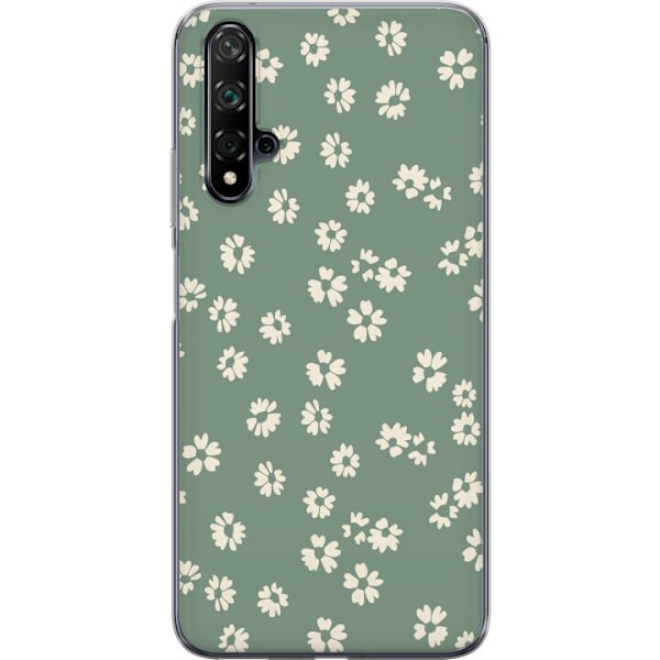 Huawei nova 5T Genomskinligt Skal Blomsterdröm – färgglatt blommönster