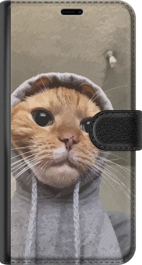 Kompatibelt Plånboksfodral till Apple iPhone 11 Katt Tröja