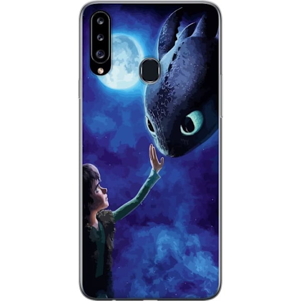 Samsung Galaxy A20s Genomskinligt Skal Draktränaren How to Train Your Dragon