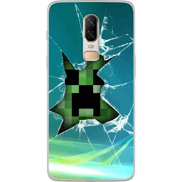 OnePlus 6 Gjennomsiktig deksel MineCraft