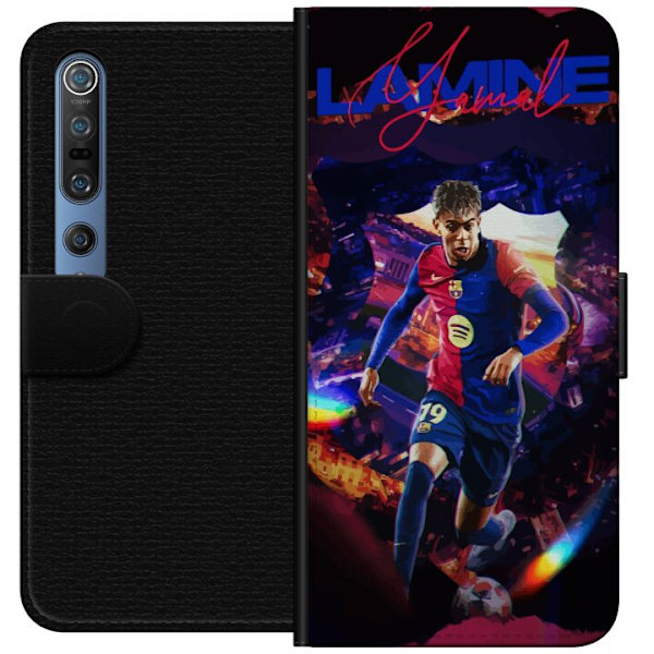 Xiaomi Mi 10 Pro 5G Tegnebogsetui Yamal Rising Talent FC Barcelona Spiller Ung Fodboldstjerne Populært Motiv Sport Spanien Talent